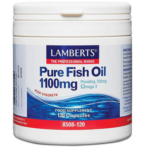 Lamberts Pure Fish Oil 1100Mg 180 Capsules