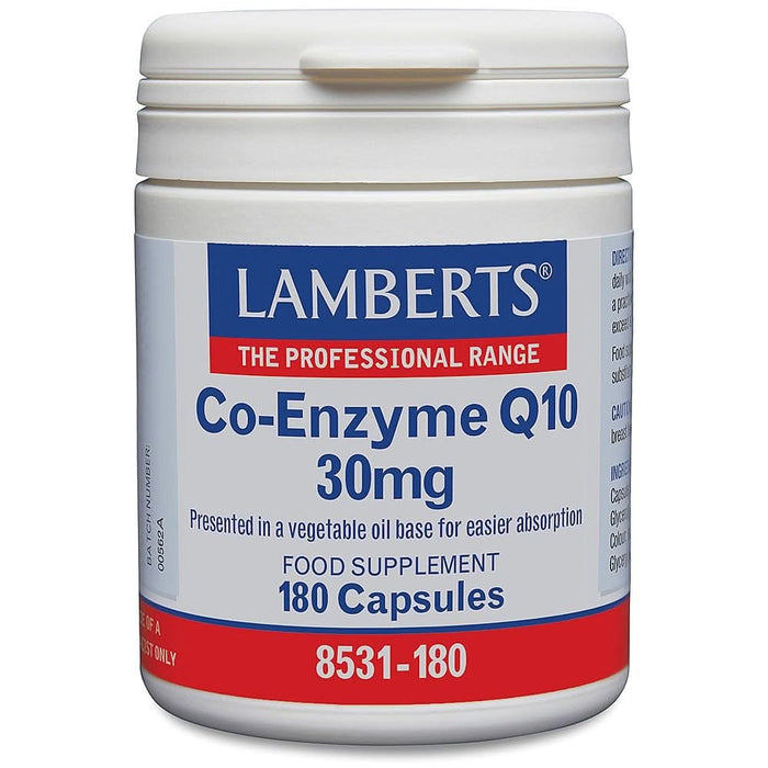 Lamberts Co Enzyme Q10 30Mg 180 Capsules