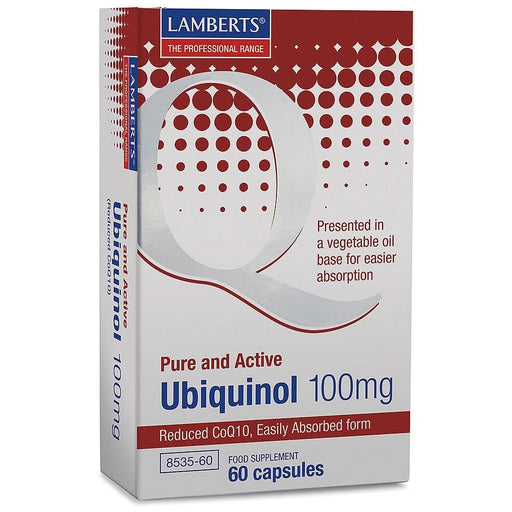 Lamberts Ubiquinol 100Mg (Reduced Coq10) 60 Capsules