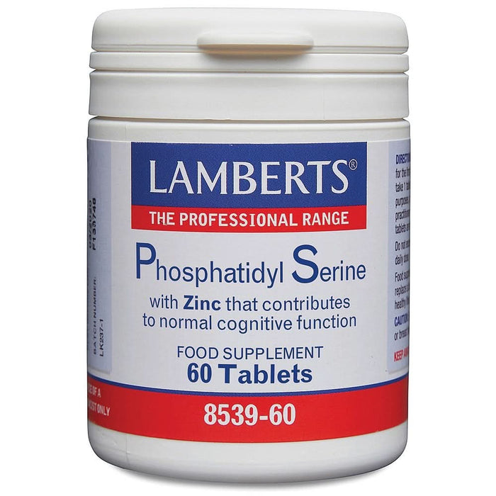 Lamberts Phosphatidyl Serine 100Mg With Zinc 60 Capsules