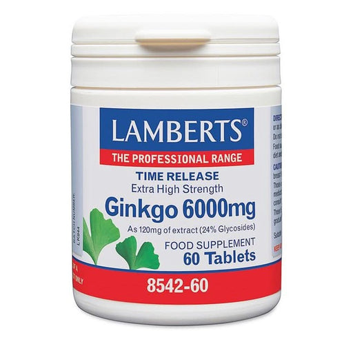 Lamberts Ginkgo 6000mg Extra High Strength 60 Tablets
