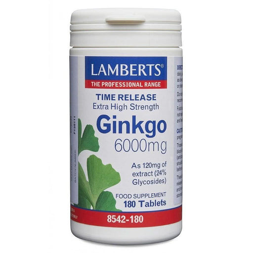 Lamberts Ginkgo 6000Mg Extra High Strength 180 Tablets