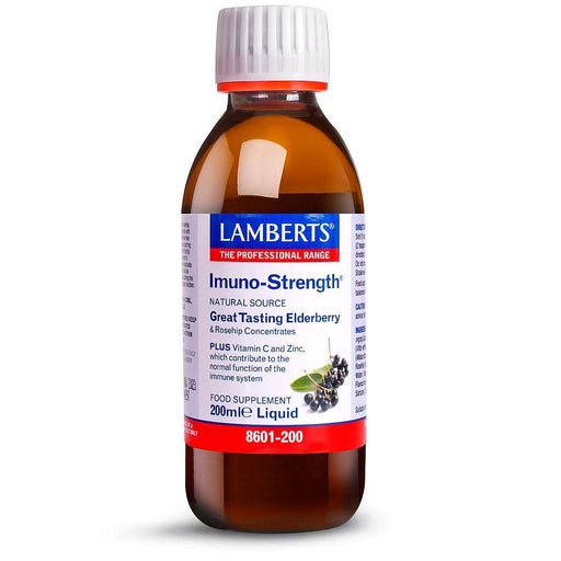 Lamberts Liquid Imuno-Strength Elderberry, Rosehip And Blackcurrant 200ml