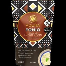 Aduna Organic Fonio Grain 450g - Gluten-Free Ancient West African