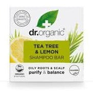 Dr Organic Tea Tree & Lemon Shampoo Bar 75g