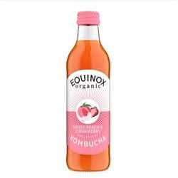 Equinox Peach & Strawberry Kombucha 275ml