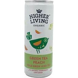 Higher Living Green Tea Peach Iced Tea 250ml