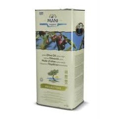 Mani Organic Extra Virgin Olive Oil 5L