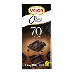 Valor Sugar Free Milk Chocolate Gluten Free & Vegan 100g
