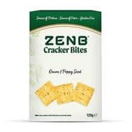 ZENB Onion & Poppy Crackers 120g
