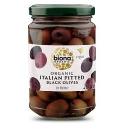 Biona Organic Pitted Black Olives 280g