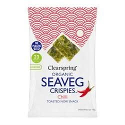 Clearspring Seaveg Crispies - Chilli 4g