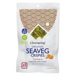 Clearspring Turmeri Seaveg Crispies Multipack 20g