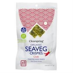 Clearspring Chilli Seaveg Crispies Multipack 20g