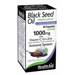 HealthAid Black Seed 60 Capsules
