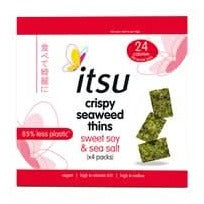 Itsu Sweet Soy & Sea Salt Seaweed Thins 3 x 5g