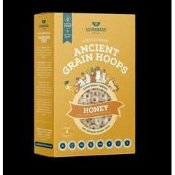 Lovegrass Ethiopia Ancient Grain Honey Hoops 350g