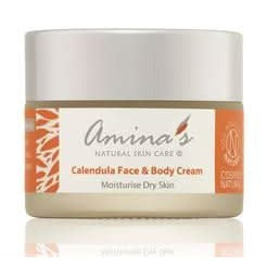 Amina's Organic Calendula Face & Body Cream 50ml