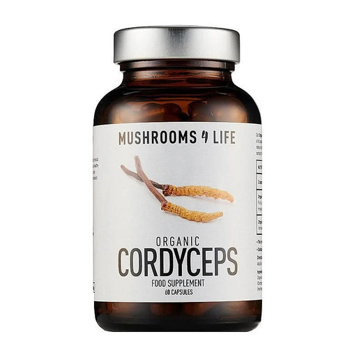 Mushrooms For Life Organic Cordyceps 60 Capsules