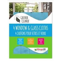 Greener Cleaner Window & Glass Cloth - 4 Pack