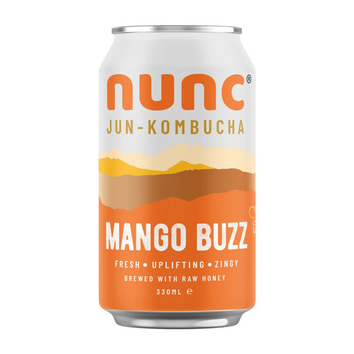 Nunc Mango Buzz Alcoholic Kombucha 330ml