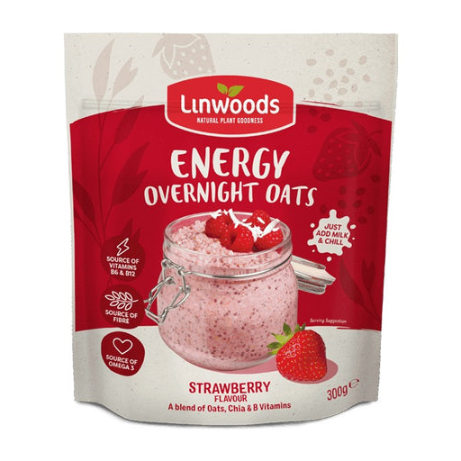Linwoods Overnight Oats Strawberry Energy 300g