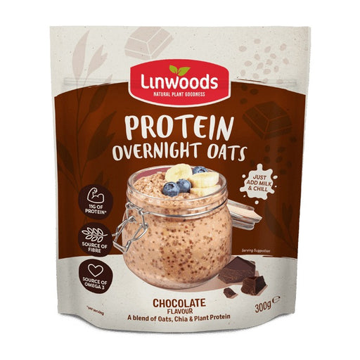 Linwoods Overnight Oats Choc Protein 300g
