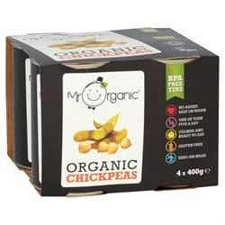 Mr Organic Chick Peas 4 x 400g