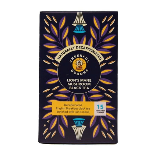 Cheerful Buddha Lion's Mane Decaf Black Tea 15 Bags