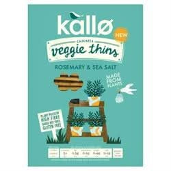Kallo Rosemary Sea Salt Veggie Thins 100g