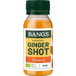 Bangs Organic Ginger Turmeric Shot 60ml