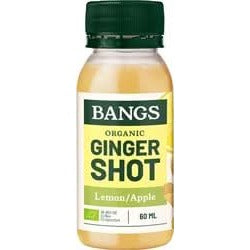Bangs Organic Ginger Lemon Shot 60ml