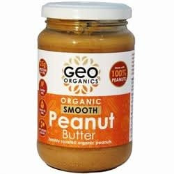 Geo Organics Organic Peanut Butter Smooth 350g