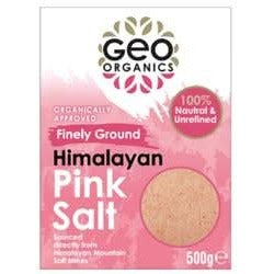 Geo Organics Himalayan Pink Salt Fine 500g
