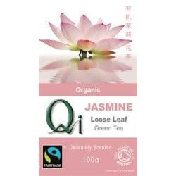 Qi Organic Jasmine Loose Leaf Tea 100g