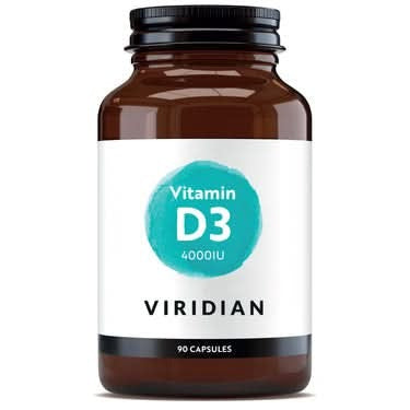 Viridian Vitamin D3 4000IU 90 Capsules