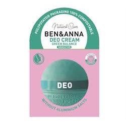Ben and Anna Deodorant Cream Green Balance 40g
