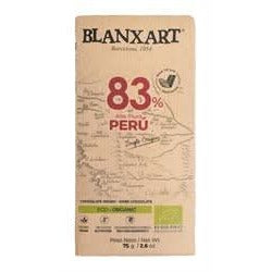 Blanxart 83% PERU Chocolate Bar 75g