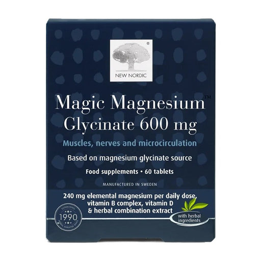 New Nordic Magnesium Glycinate 60 Tablets