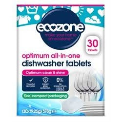 Ecozone Optimum all-in-one dishwas 30 Tablets