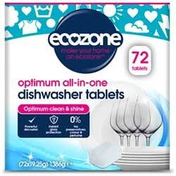 Ecozone Optimum all-in-one dishwas 72 Tablets