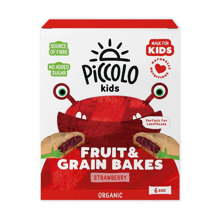 Piccolo Fruit & Grain Bar - Strawberry 6 x 22g