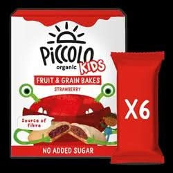 Piccolo Fruit & Grain Bar - Strawberry 6 x 22g