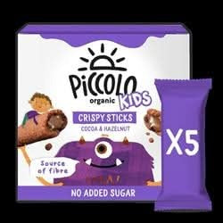 Piccolo Crispy Sticks-Cocoa & Hazelnut 5 x 25g