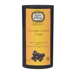 Roots and Wings Chocolate Covered Ginger 120g