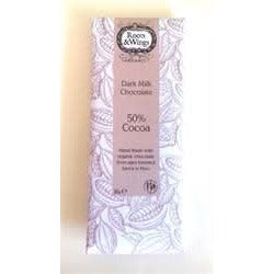 Roots and Wings Organic Dark Milk Chocolate Bar 80g