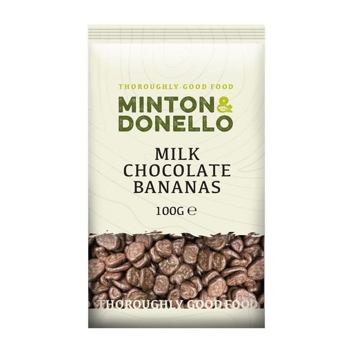 Minton & Donello Milk Chocolate Bananas 100g