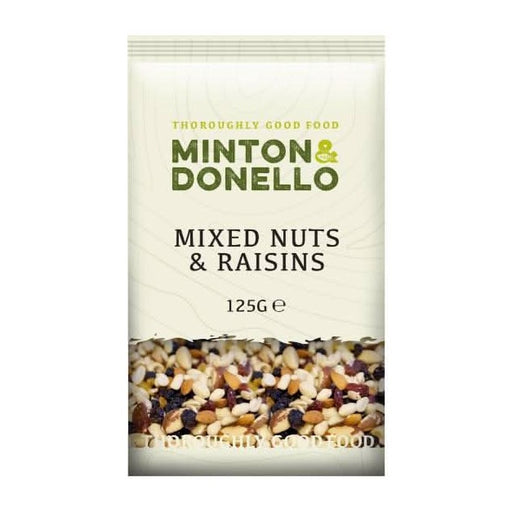 Minton & Donello Mixed Nuts & Raisins 250g
