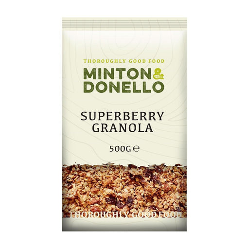 Minton & Donello Super Berry Granola Crunch 500g