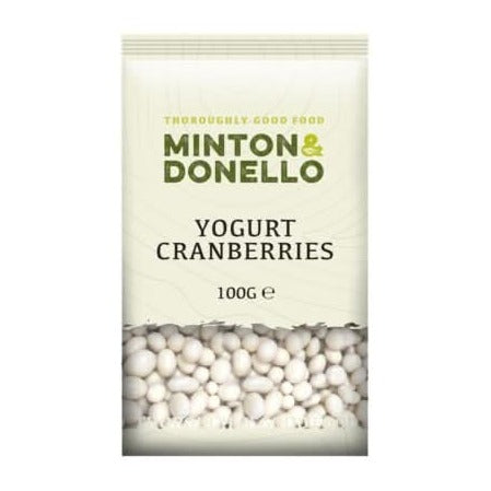 Minton & Donello Yoghurt Cranberries 100g